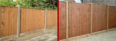 lap panel fencing services in Surrey